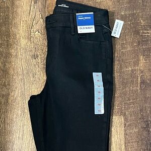 Old Navy women’s Jet Black Skinny Jeans